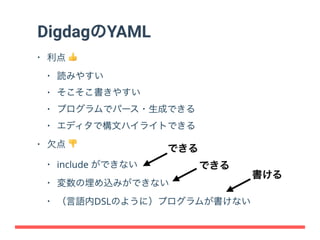 DigdagはなぜYAMLなのか？