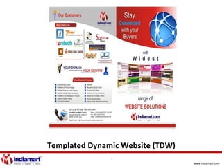 Templated Dynamic Website (TDW) 
