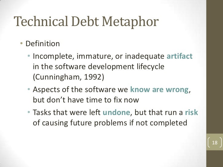 Identifying And Managing Technical Debt