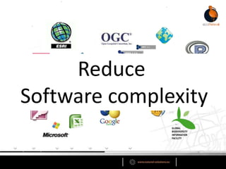 Reduce
Software complexity
 