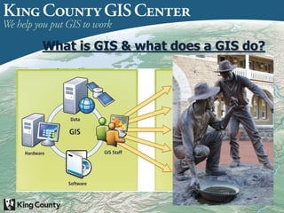 What is GIS & what does a GIS do?
 