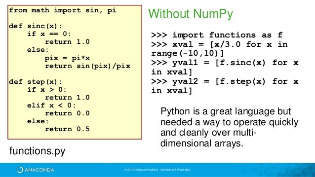 Python for Data Science with Anaconda