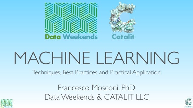 best machine learning techniques