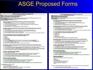 ASGE Proposed Forms
 
