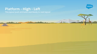 Platform - High - Left
This layout push animates seamlessly to next layout
 