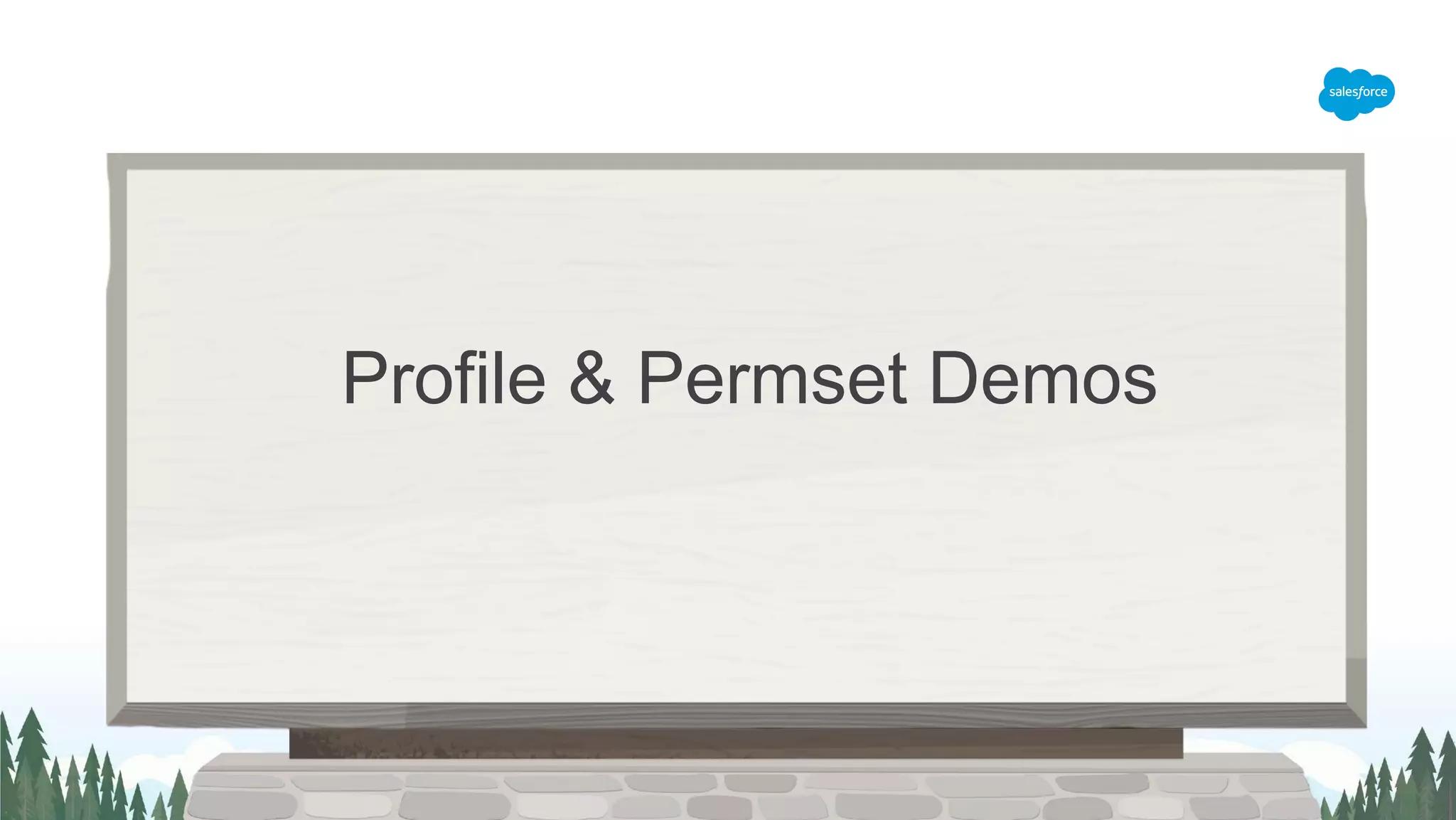 Profile & Permset Demos
 