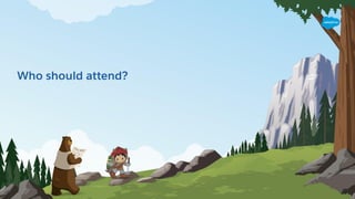 Who should attend?
 