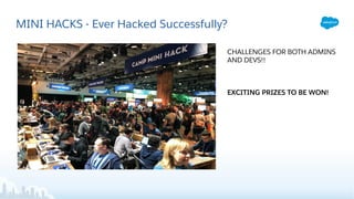 MINI HACKS - Ever Hacked Successfully?
CHALLENGES FOR BOTH ADMINS
AND DEVS!!
EXCITING PRIZES TO BE WON!
 