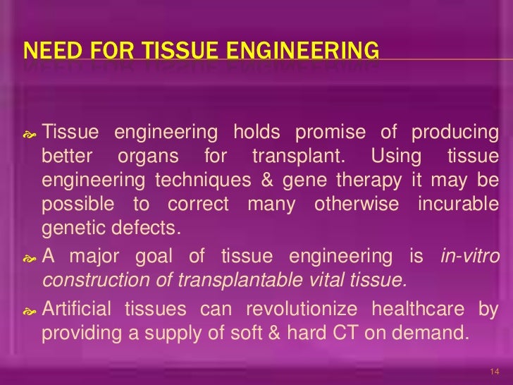 Tissue engineering