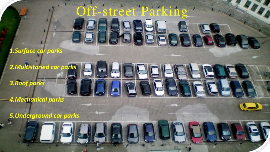 Types of parking studies