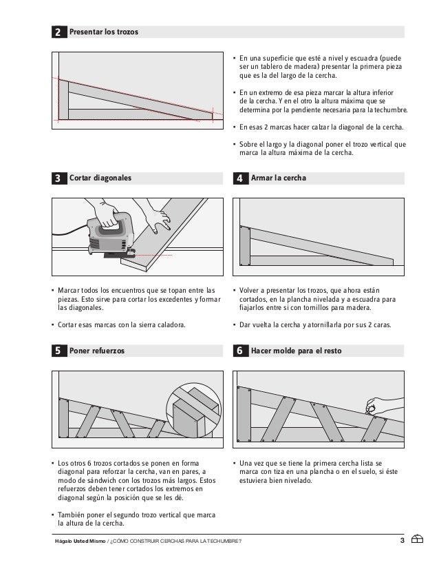 Te co02 cerchas para techumbre
