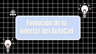 Evolución de la
interfaz del AutoCad
 