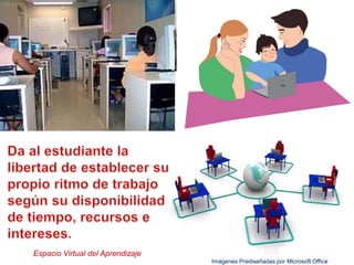 Espacio Virtual del Aprendizaje
Imágenes Prediseñadas por Microsoft Office
 