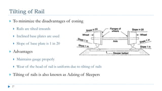 Rails Inwards Transportation engineering , field of civil engineering | PDF