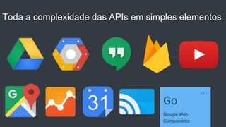 Toda a complexidade das APIs em simples elementos
 