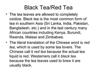Tea | PPT