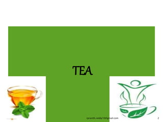Tea Manufacturing Process | PPTX