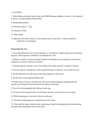 Tea Making Guide Police Pdf Tea Manufacturing & Packaging | PDF