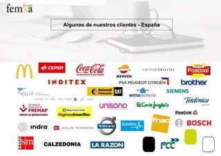 Algunos de nuestros clientes - España
 