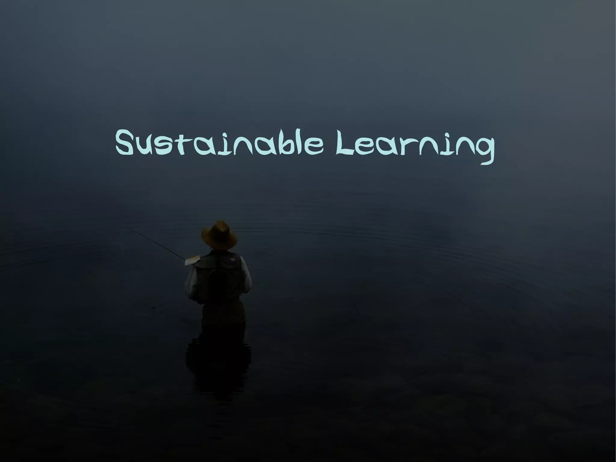 Sustainable Learning
 