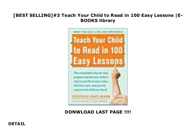 Best Selling 3 Teach Your Child To Read In 100 Easy Lessons E Book