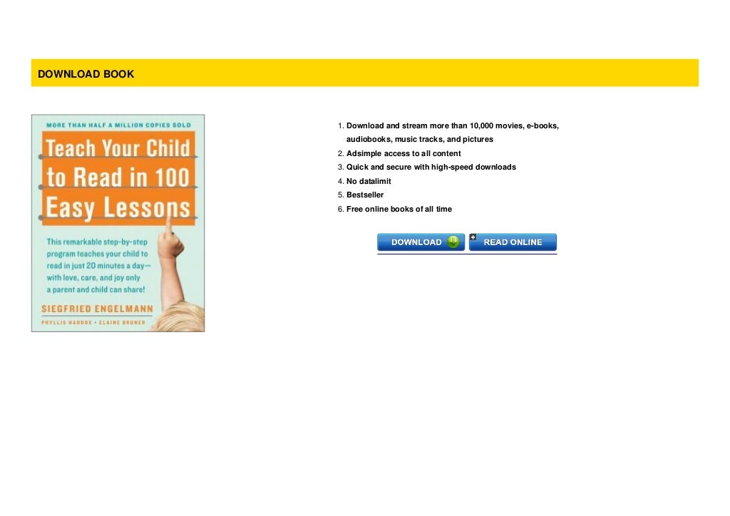 P D F Teach Your Child To Read In 100 Easy Lessons For Kindle p d f teach your child to read in 100 easy lessons for kindle