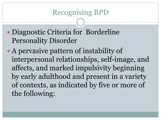 Borderline Personality Disorder : 30+ Secrets How To Take Back