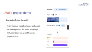 Teachable Machine Using Audio Teachableee Machine for great learners in unique way | PPTX