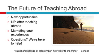 Teaching English Abroad | PPT