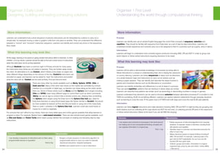 24 25
Outcome: Benchmarks:
I can develop a sequence of instructions and run them using
programmable devices or equivalent.
TCH 0-15a
• Designs a simple sequence of instructions algorithm for
programmable device to carry out a task for example,
directional instructions: forwards backwards
• Identifies and corrects errors in a set of instructions
More information:
Learners can understand how a short sequence of precise instructions can be interpreted by a device to carry out a
simple task, for example moving a robot or graphic turtle from one place to another. They can understand the difference
between a “correct” and “incorrect” instruction sequence. Learners can identify and correct any errors in the sequences
they create.
What this learning may look like:
At this stage, learning is focussed on giving simple instructions either to teachers, to other
children, or to toy robots. Learners should be able to find and correct errors in instructions
when the robot does not do as they expected.
Although Beebots have been a common sight in Primary schools for many years,
the instructions they follow are not visible to learners. They are hidden away inside
the robot. An alternative is to use Ozobot, which follows a line drawn on paper and
does different things depending on the colours of the line. Ozobot’s instructions are
encoded on paper, and learners can be asked to ‘read’ the instructions and predict
what the robot will do. Ozobot can be used at Early, First and Second level.
There are many other toy robots available such as Marty, Sphero, SPRK, Ollie, or
Dash and Dot. Many of the other new robots on the market are controlled by a block
interface on a computer or tablet app, so learners can follow along as the robot carries
them out. Some of these robots (such as Marty and the Sphero robot ranges including
Ollie and SPRK) have many different ways to control them such as direct commands
(Marty can use an app to control it like a remote control car), drawing lines (controlling
the Sphero robot ranges using the Draw tool in the Sphero Edu hub app, ideal for
Early level learners) or using block-based apps like Tynker (similar to Scratch, this would
be more suitable for learners at First and Second level) or using one of the many Early
Years or Level 1 activities in the Sphero Edu hub. Learners could also build tracks or
mazes for a robot to negotiate.
For schools that can’t afford to buy robots, there are many tablet apps and online games available that allow learners to
program a robot. For example, Beebot have a web-based emulator. There are also simple board games available, such
as Bits and Bytes and Robot Turtle which teach young children the concepts of creating and following step by step
instructions.
Organiser 3 Early Level
Designing, building and testing computing solutions
Organiser 1 First Level
Understanding the world through computational thinking
Outcome: Benchmarks:
I can explore and comment on processes in the world around
me making use of core computational thinking concepts and
can organise information in a logical way.
TCH 1-13a
• Follows sequences of instructions/algorithms from everyday
situations, for example, recipes or directions, including those
with selection and repetition
•	 Identifies steps in a process and describes precisely the
effect of each step
•	 Makes decisions based on logical thinking including IF,
AND, OR and NOT, for example, collecting balls in the
gym hall but NOT basketballs, line up if you are left-
handed OR have green eyes
•	 Collects, groups and orders information in a logical,
organised way using my own and others’ criteria (MNU
1-20a and b)
More information:
Process:
Learners can identify and use (in simple English language) the control flow concepts of sequence, selection and
repetition. They should be familiar with sequence from Early level, as a set of step by step instructions. Learners can
understand simple sequences and correctly carry out a role assigned to them in a process such as a game, story or dance.
Information:
Learners will begin to understand more complex logical constructs including AND, OR and NOT in order to group real
world objects or follow verbal instructions requiring decisions to be made
What this learning may look like:
Process:
Learners will be able to demonstrate knowledge of processes by being able to
follow instructions in a recipe or understanding their role in tidying the classroom
or country dancing. Learners can follow sequences of steps such as directions
on a pirate treasure maps and instructions to carry out an activity such as
making a paper airplane. They can identify and describe the steps involved in
games and movement dances such as the Macarena or Locomotion.
Learners can identify similarities and differences in a set of steps in a process.
They can spot repetition, patterns that are identical or where steps are similar.
Learners can describe how patterns are similar (such as ascending or descending numbers in songs or games).
Learners understand how decisions can be used to introduce selection between alternative processes IF a condition is met
THEN do something, ELSE do something different. Learners can explore selection statements through everyday situations
such as learning to cross the road. IF the green man is lit THEN look both ways and cross the road ELSE wait patiently.
Information:
Learners can follow logical instructions and make decisions involving AND, OR and NOT. It might be they are grouping real
world objects (such as collecting all the Lego blocks but NOT the red ones, or collecting pencils OR pens in the classroom)
or follow verbal instructions (Stand at the back if you are tall AND like singing).
 