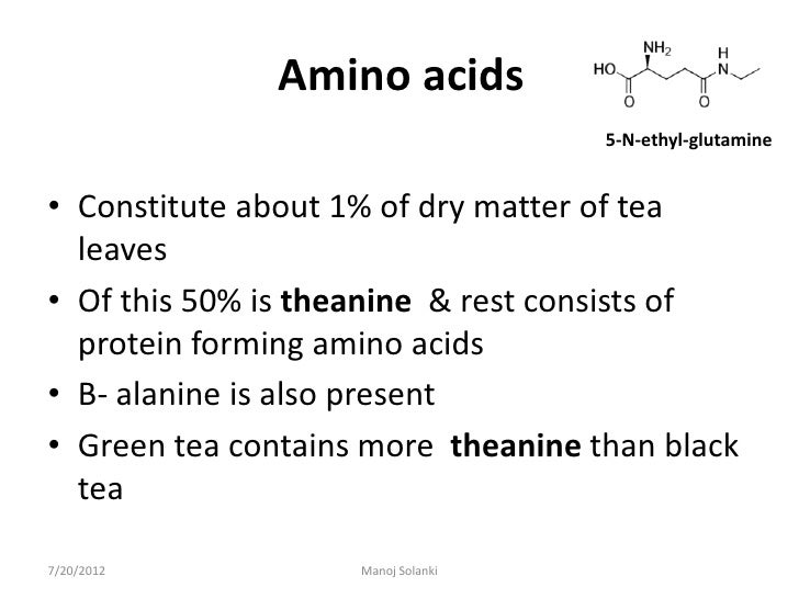 Amino Acid In Green Tea Brain Mind Article