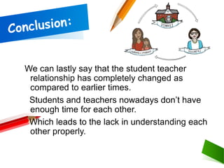 Teacher student relationship | PPTX