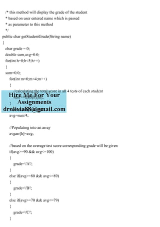 Teacher.javaimport java.util.Arrays; import java.util.Scanner;.pdf