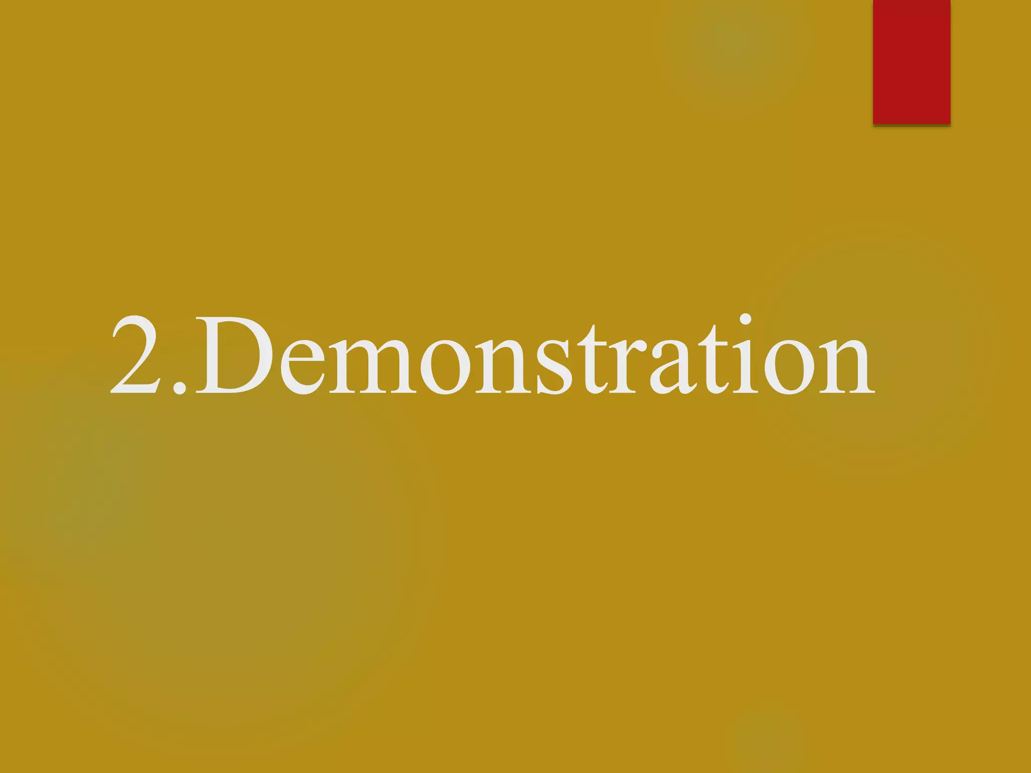 2.Demonstration
 
