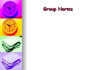 Group Norms 