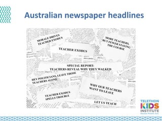 Australian newspaper headlines
 