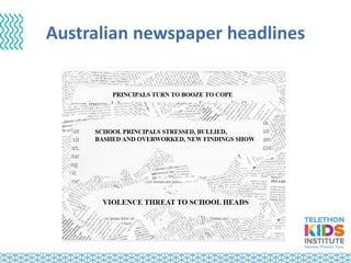 Australian newspaper headlines
 