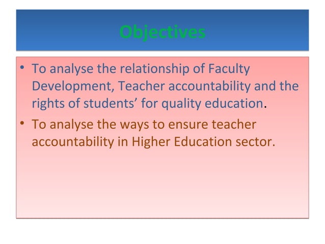 Teacher accountability ppp | PPT | Education industry | Industries