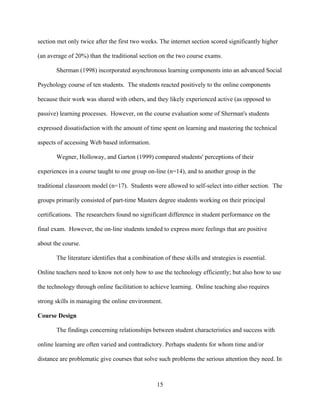 Teacher and student perceptions of online | PDF