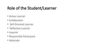 The Dynamic Roles of Teachers and Students in Effective Learning ...