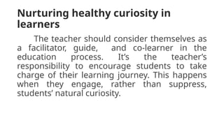 The Dynamic Roles of Teachers and Students in Effective Learning ...