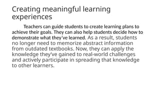 The Dynamic Roles of Teachers and Students in Effective Learning ...
