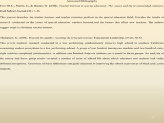 Teacher Burnout powerpoint