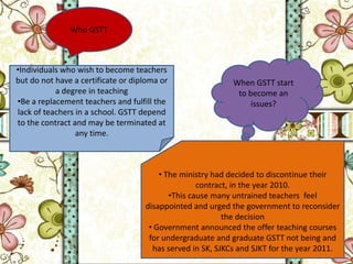 Gstt Project Teacher certification | PPTX | Professional School | Postgraduate Education