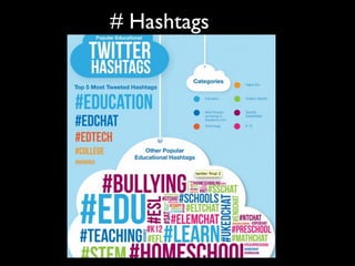# Hashtags
 
