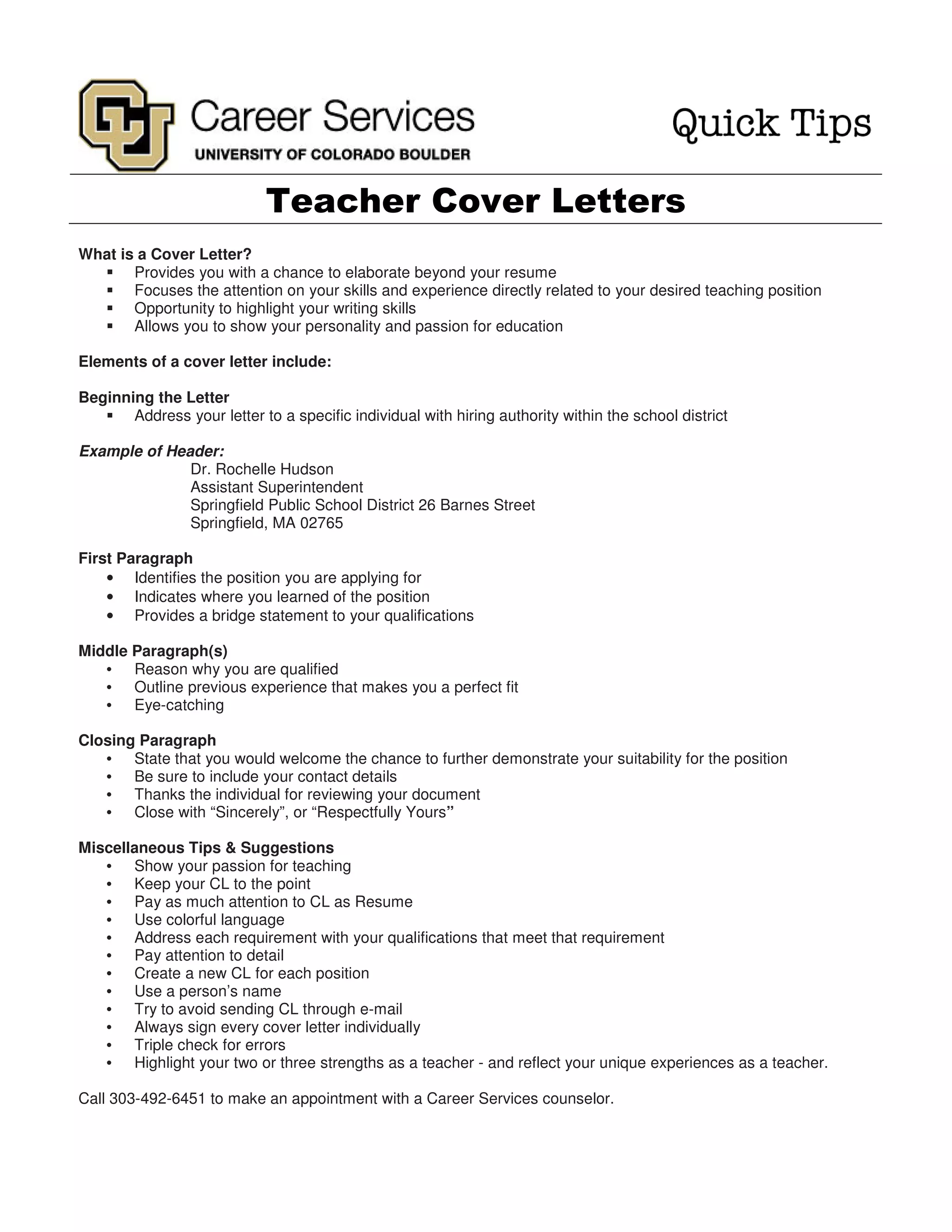 Teacher cover letters revised 2014 | PDF, image size:2048x2650
