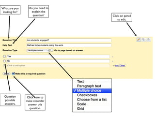 What are you looking for? Do you need to explain the question? Click on pencil to edit. Click here to make recorder answer this question. Question possible answers. 