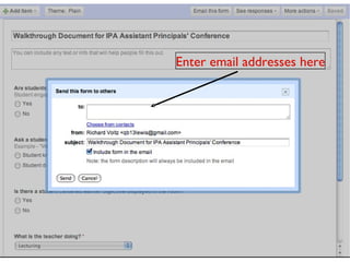 Enter email addresses here 
