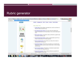 Rubric generator
 