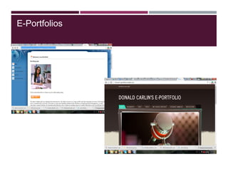 E-Portfolios
 
